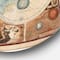 Designart - Ancient Map of The World VIII - Vintage Metal Circle Wall Art